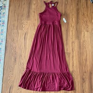 New with tags burgundy maxi dress